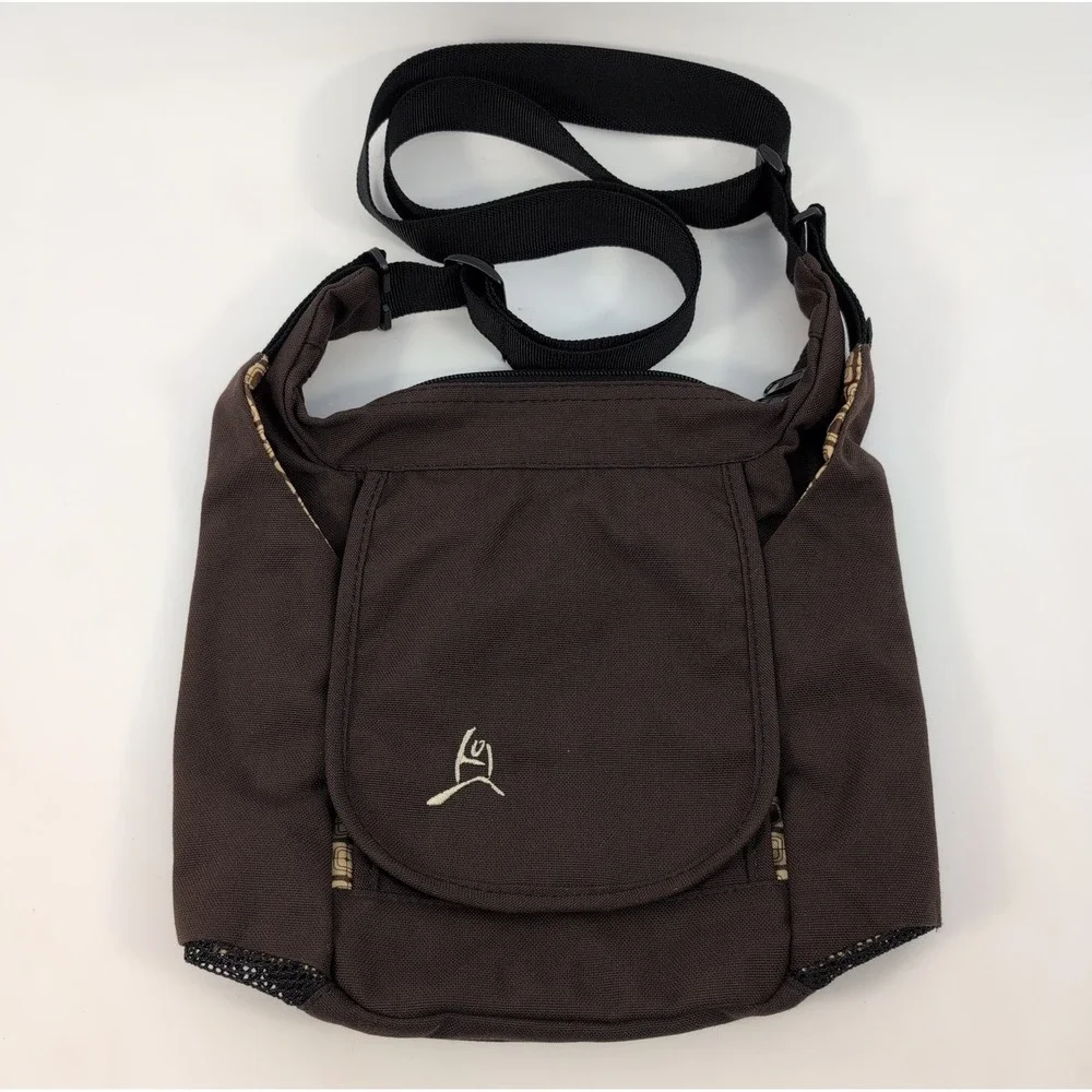 Overland Equipment Crossbody Multi-compartment Shoulder Bag Messenger Brown